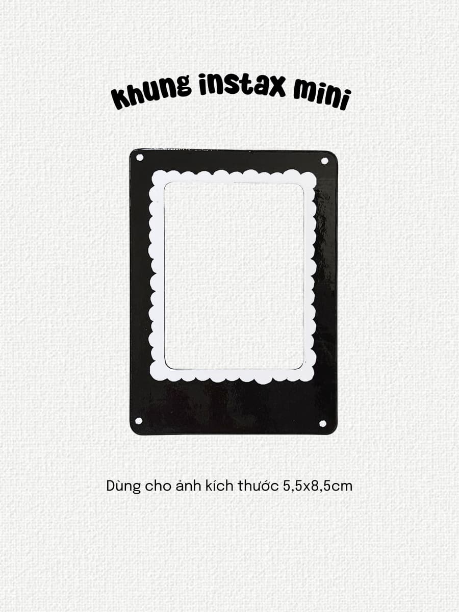 Khung nam châm ảnh polaroid - Cream Cloud