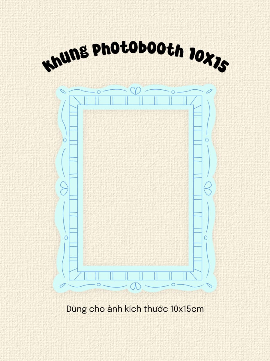 Fairy Bloom | Khung nam châm ảnh photobooth 10x15