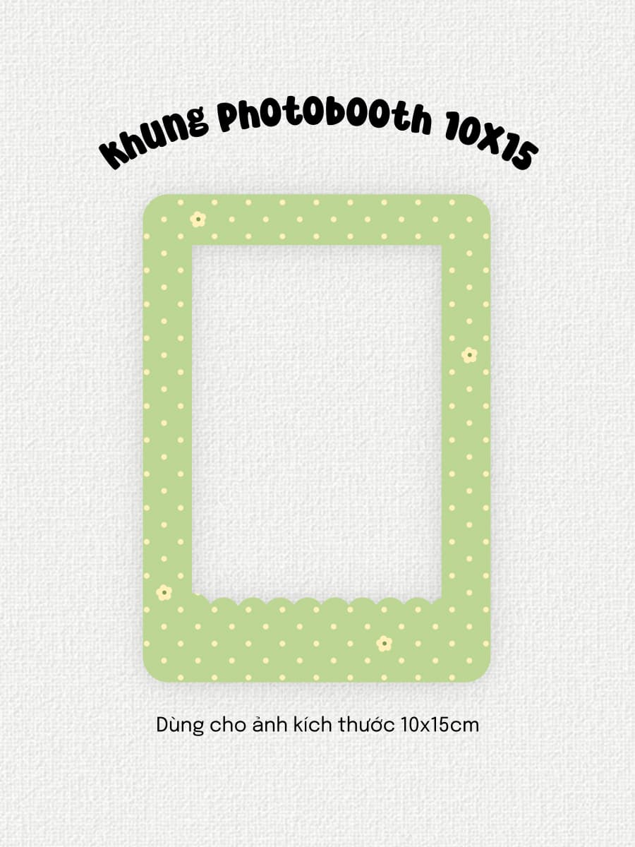 Daisy Dot | Khung ảnh nam châm photobooth 10x15